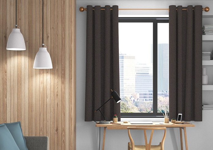 Devonshire, Mocha - Made to Measure Curtains - Image 3